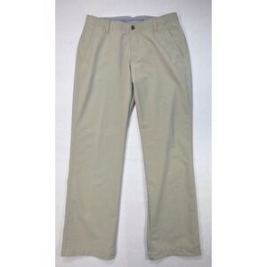 Under Armour Golf Pants Men Beige 36x30 Match Play Nylon Blend Waist LIMITED USE